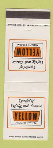 Matchbook Cover - Yellow Freight System Trucking Kansas City MO