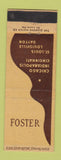 Matchbook Cover Foster Trucking Chicago Indianapolis Cincinnati St Louis Dayton