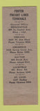 Matchbook Cover Foster Trucking Chicago Indianapolis Cincinnati St Louis Dayton