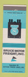 Matchbook Cover - Bruce Motor Freight Ziffrin