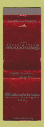 Matchbook Cover - Suburban Motor Freight Trucking Columbus OH