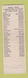 Matchbook Cover - Suburban Motor Freight Trucking Columbus OH