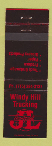 Matchbook Cover - Windy Hill Trucking