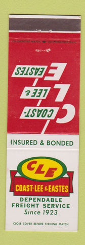 Matchbook Cover - Coast Lee & Eastes Trucking CLE