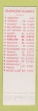Matchbook Cover - Coast Lee & Eastes Trucking CLE
