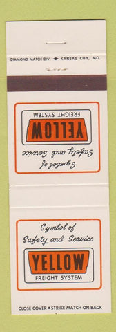 Matchbook Cover - Yellow Freight System Trucking