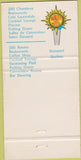 Matchbook Cover - Hotel Laurentides Bastogne Beauport QC 30 Strike