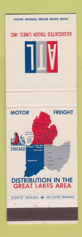 Matchbook Cover - Associated Truck Lines Trucking Great Lakes