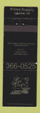 Matchbook Cover - Lakeshore Country Club Lake Manawa Council Bluffs IA