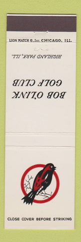 Matchbook Cover - Bob O'Link Golf Club Highland Park IL #1