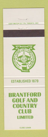 Matchbook Cover - Brantford Golf and Country Club ON