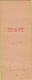 Matchbook Cover - American Hotel Amsterdam WEAR