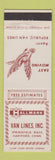 Matchbook Cover - Hallmark Van Lines Trucking Hartford CT