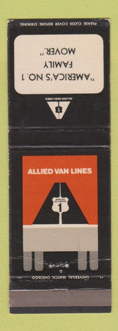Matchbook Cover - Allied Van Lines Trucking