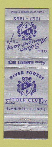 Matchbook Cover - River Forest Golf Club Elmhurst IL WEAR