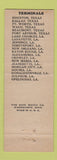 Matchbook Cover - Herrin Transportation Trucking Fort Worth TX