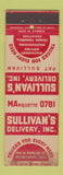 Matchbook Cover - Sullivan's Delivery Trucking Milwaukee WI WEAR