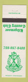 Matchbook Cover - Ridgemoor Country Club