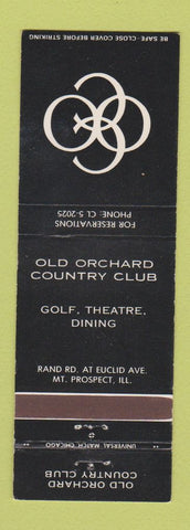 Matchbook Cover - Old Orchard Country Club Mount Prospect IL