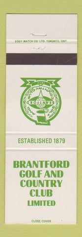 Matchbook Cover - Brantford Golf and Country Club ON
