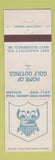 Matchbook Cover - Bay Pointe Golf Club West Bloomfield MI
