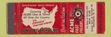Matchbook Cover - Acme Fast Freight Trucking Rochester NY