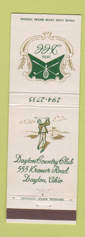 Matchbook Cover - Dayton Country Club OH