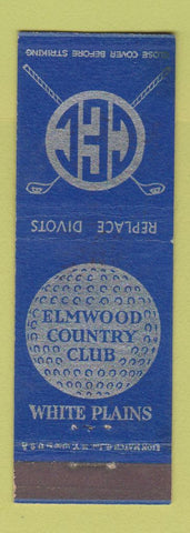 Matchbook Cover - Elmwood Country Club White Plains NY