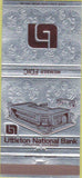 Matchbook Cover - Littleton National Bank Littleton CO 30 Strike