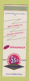 Matchbook Cover - Springmeier Trucking Freight St Louis MO WEAR