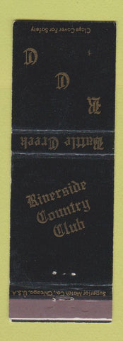 Matchbook Cover - Riverside Country Club Battle Creek MI