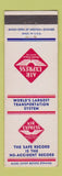 Matchbook Cover - Air Express Trucking Railway Edgar Keller Chicago IL