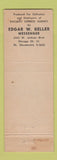 Matchbook Cover - Air Express Trucking Railway Edgar Keller Chicago IL