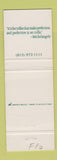 Matchbook Cover - Saddlebrook Golf Tennis Resort Tampa Bay FL
