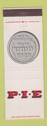 Matchbook Cover - PIE Trucking Pacific Intermountain Express