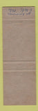 Matchbook Cover - North Hills Country Club PA WEAR
