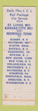 Matchbook Cover - Springmeier Trucking Freight St Louis MO