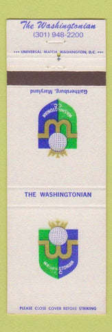 Matchbook Cover - Washingtonian Golf Club Gaithersburg MD