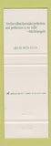 Matchbook Cover - Saddlebrook Golf Tennis Resort Tampa Bay FL