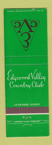 Matchbook Cover - Edgewood Valley Country Club La Grange IL