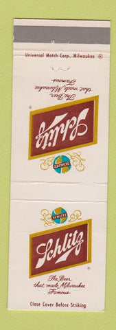 Matchbook Cover - Schlitz Beer Milwaukee WI