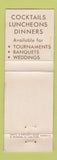 Matchbook Cover - Midwest Country Club Oak Brook IL WEAR