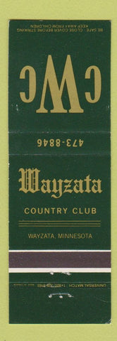 Matchbook Cover - Wayzata Country Club MN