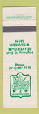 Matchbook Cover - Old Hickory Country Club Beaver Dam WI