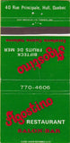 Matchbook Cover - Agostino Restaurant Salon Bar Hull QC 30 Strike