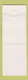 Matchbook Cover - Miller Brewing Company beer Think When You Drink