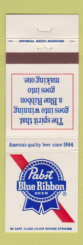 Matchbook Cover - Pabst Blue Ribbon Beer