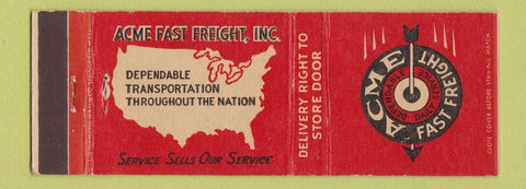 Matchbook Cover - Acme Fast Freight Trucking