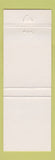 Matchbook Cover - Country Club of Detroit MI WHITE
