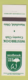 Matchbook Cover - Westbrook Country Club Mansfield OH